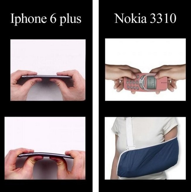 Iphone 6 plus vs Nokia 3310